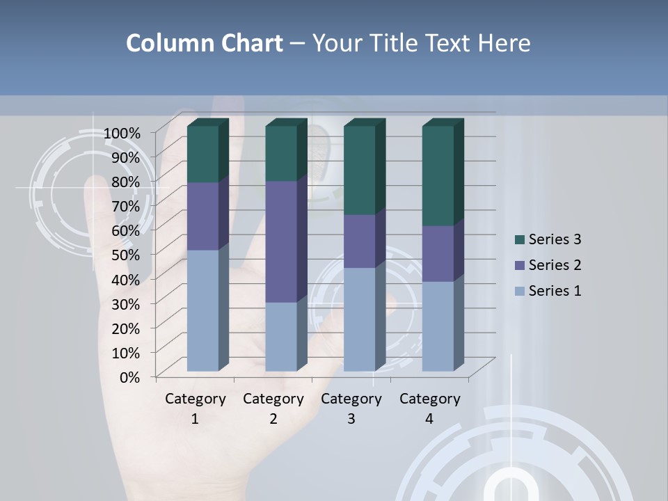 Single Hand Human PowerPoint Template