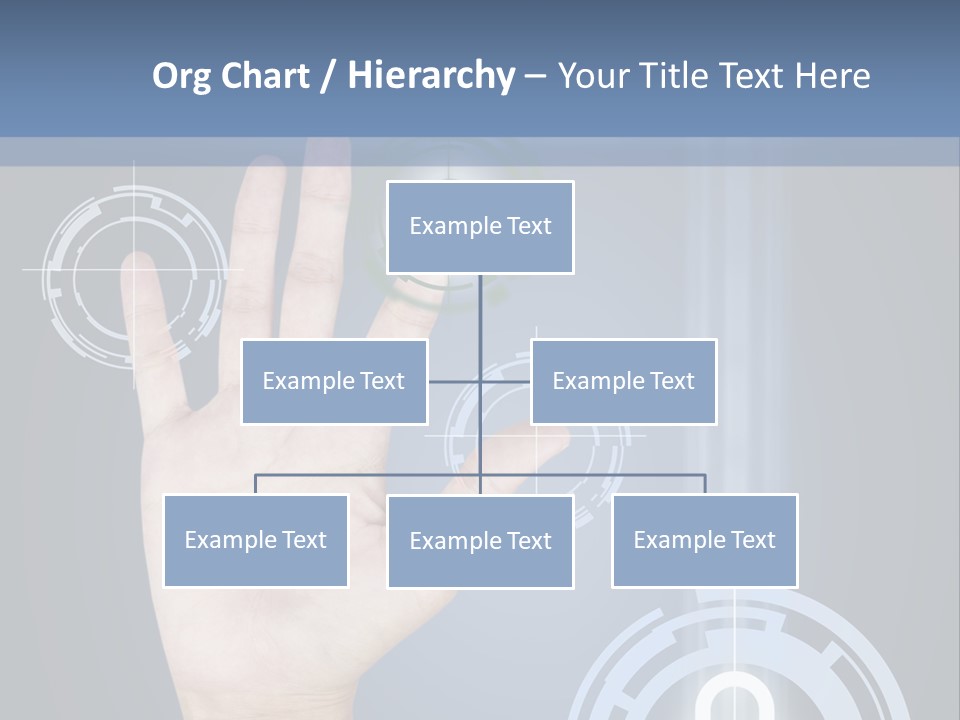 Single Hand Human PowerPoint Template