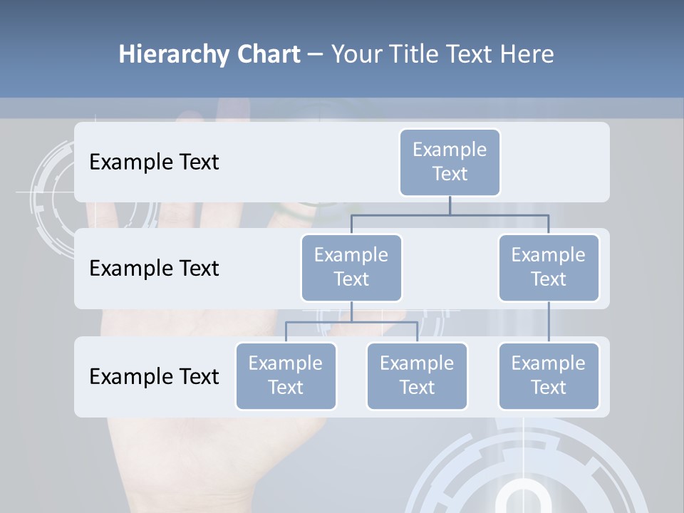 Single Hand Human PowerPoint Template