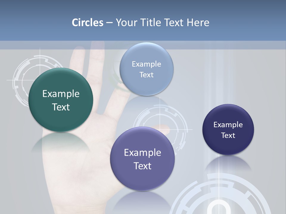 Single Hand Human PowerPoint Template