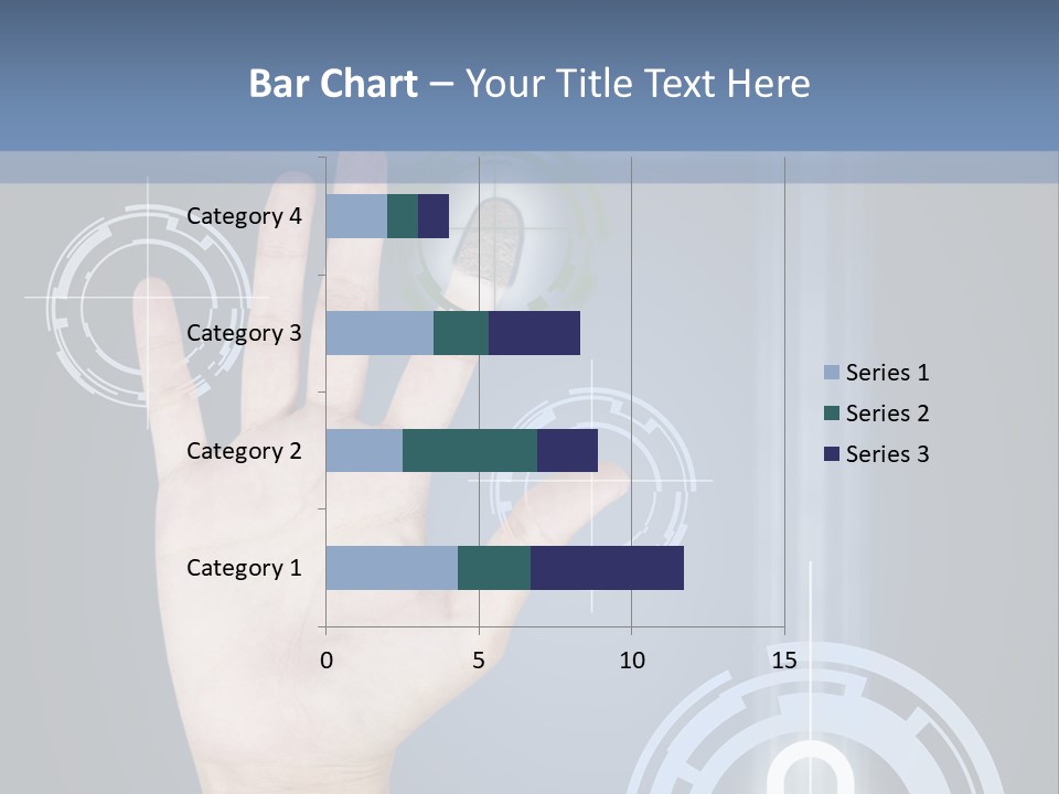 Single Hand Human PowerPoint Template