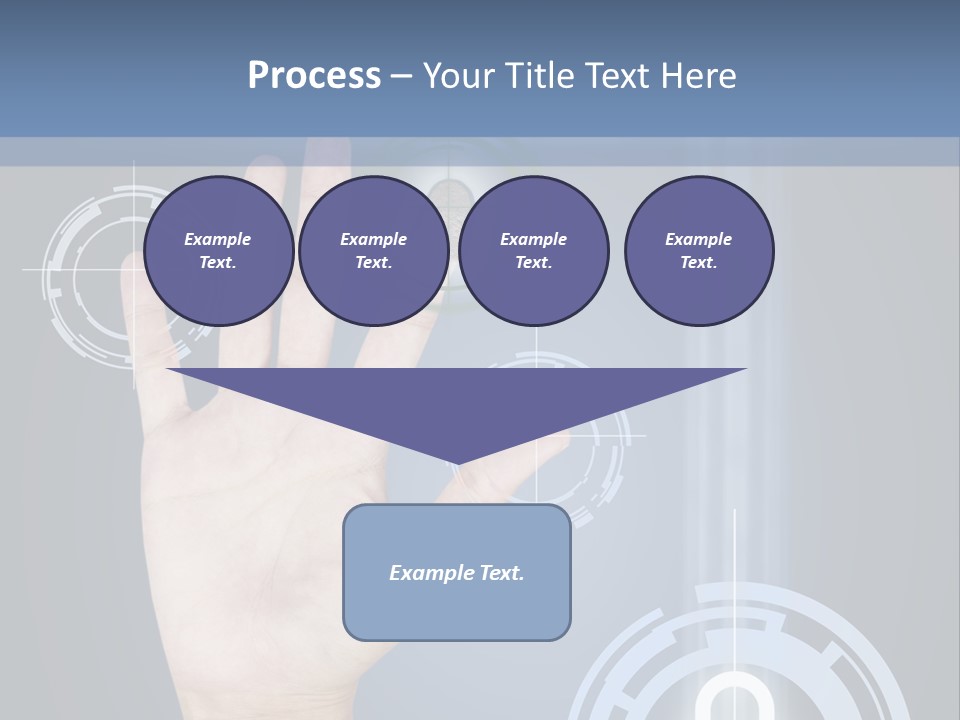 Single Hand Human PowerPoint Template