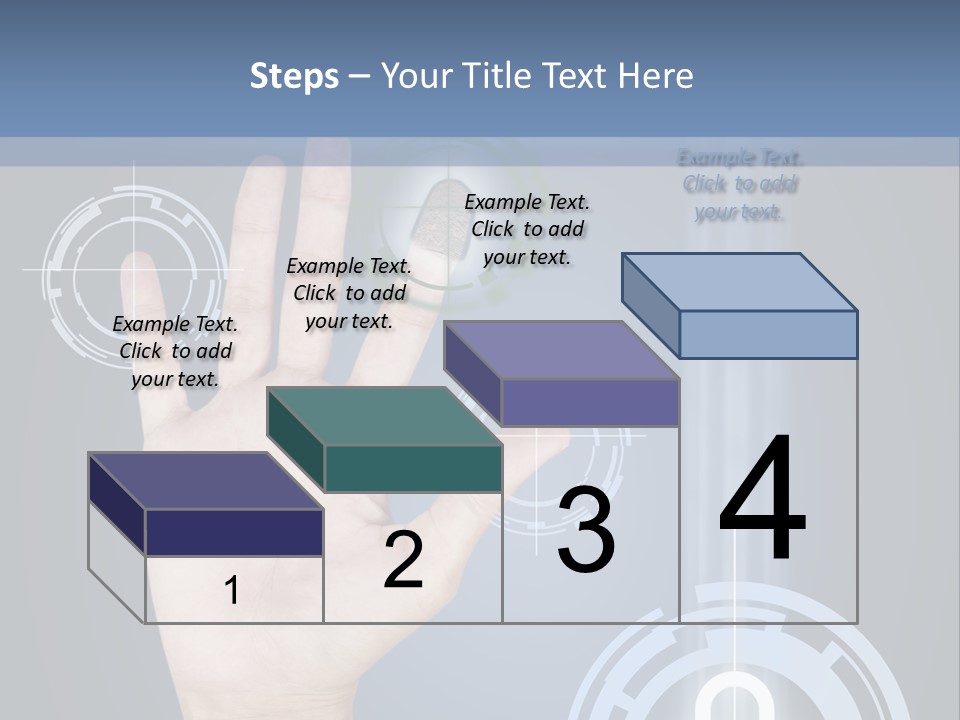 Single Hand Human PowerPoint Template