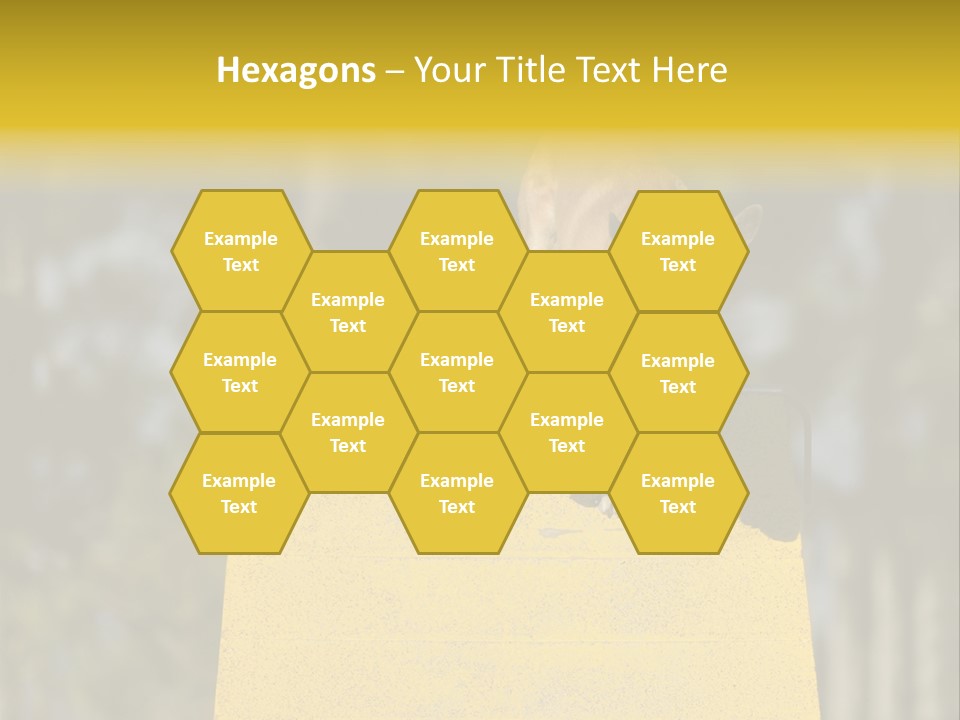 Looking At View Balance Young PowerPoint Template