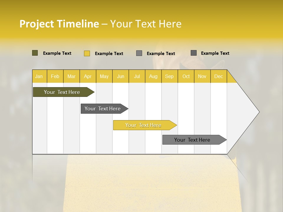 Looking At View Balance Young PowerPoint Template