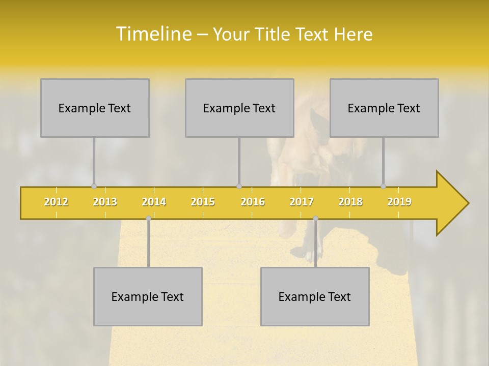 Looking At View Balance Young PowerPoint Template