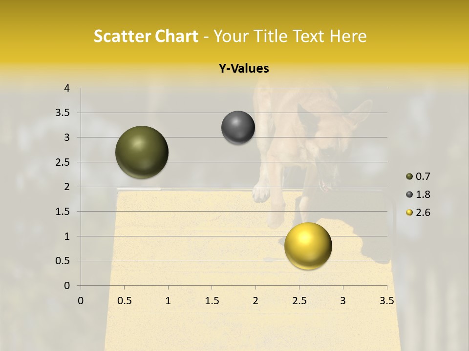 Looking At View Balance Young PowerPoint Template