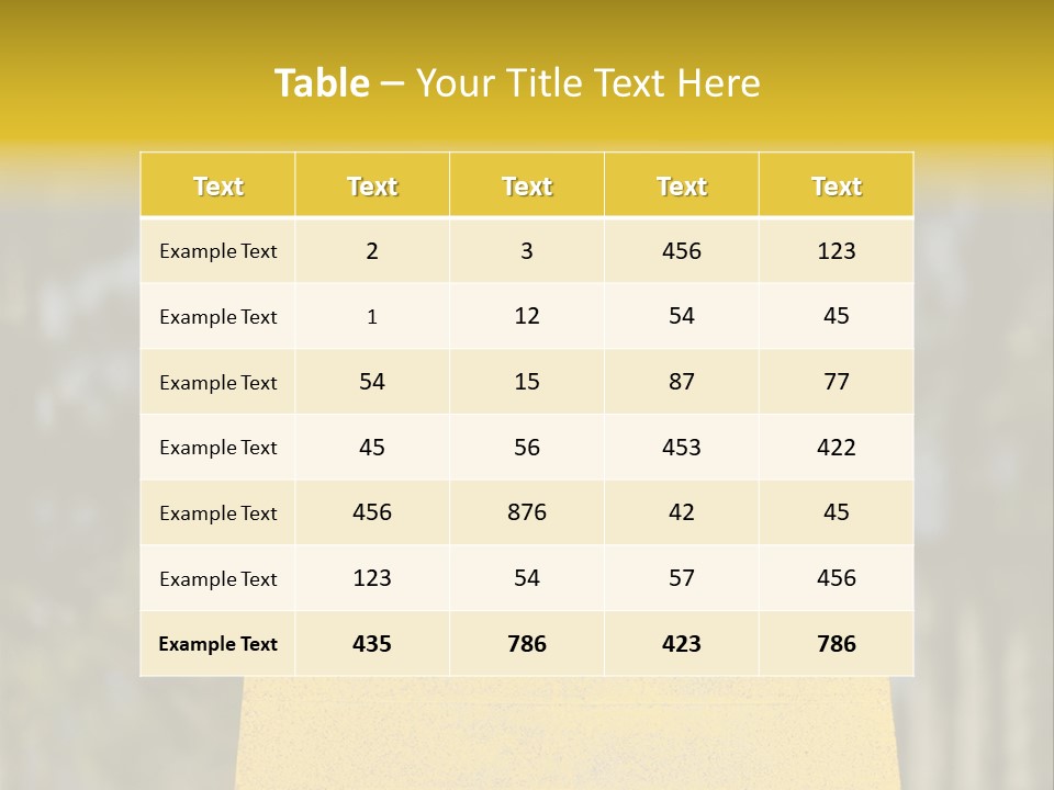 Looking At View Balance Young PowerPoint Template
