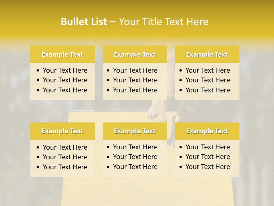 Looking At View Balance Young PowerPoint Template