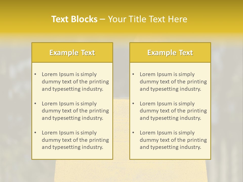 Looking At View Balance Young PowerPoint Template