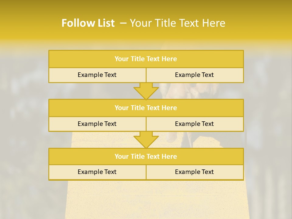 Looking At View Balance Young PowerPoint Template