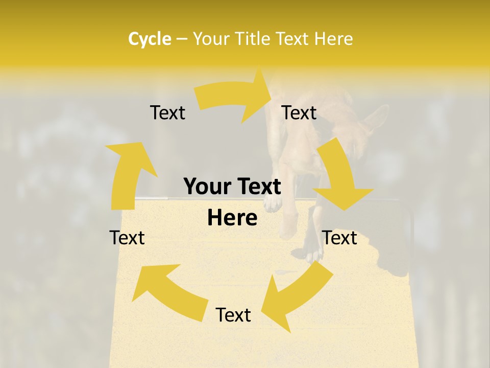 Looking At View Balance Young PowerPoint Template