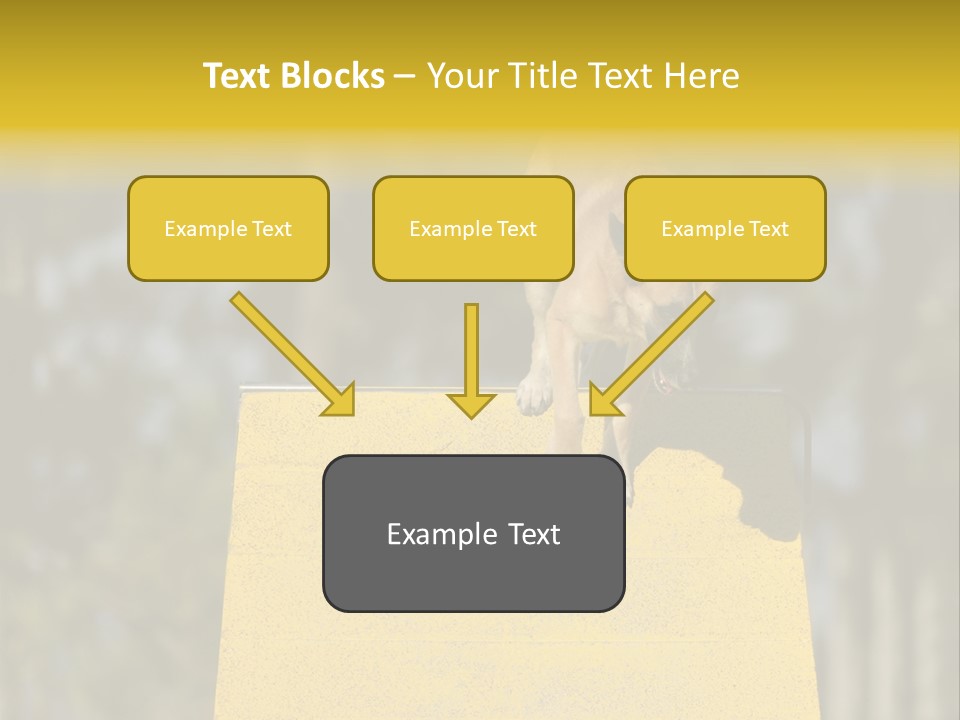 Looking At View Balance Young PowerPoint Template