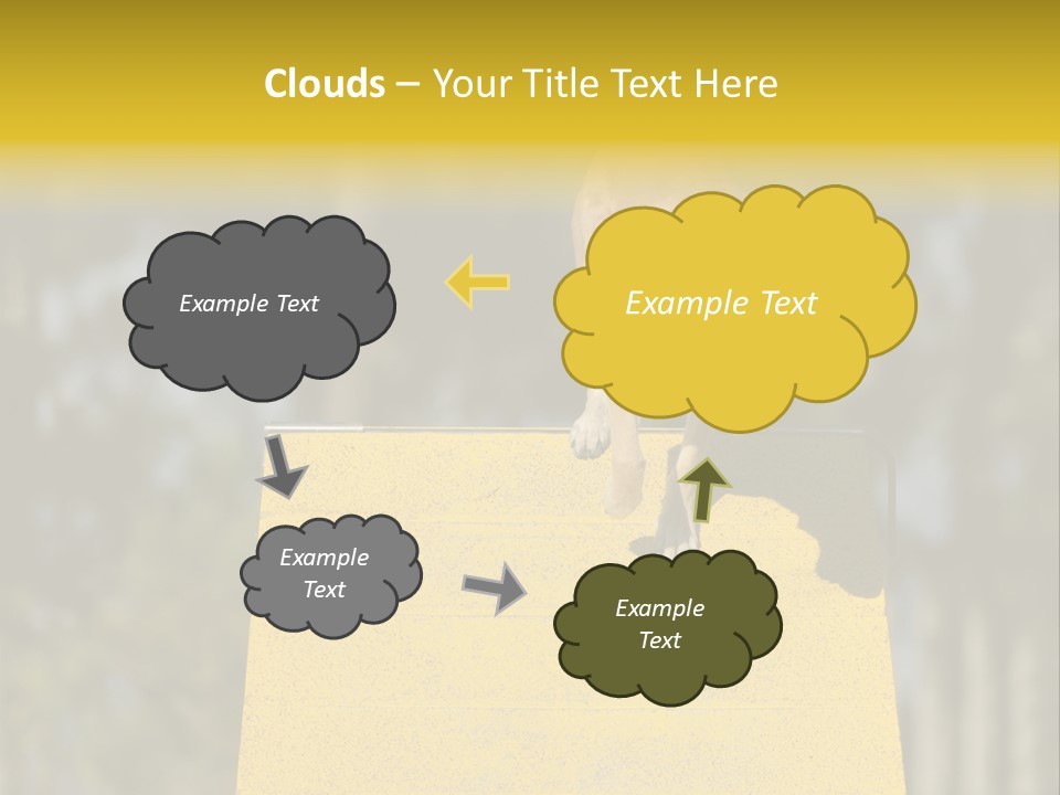 Looking At View Balance Young PowerPoint Template