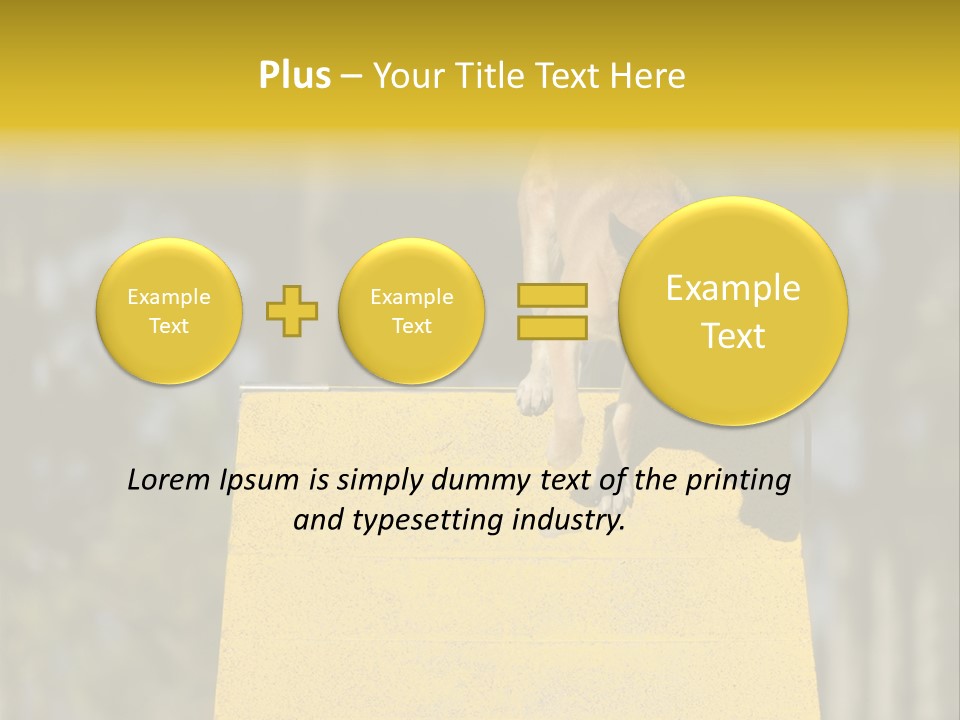 Looking At View Balance Young PowerPoint Template