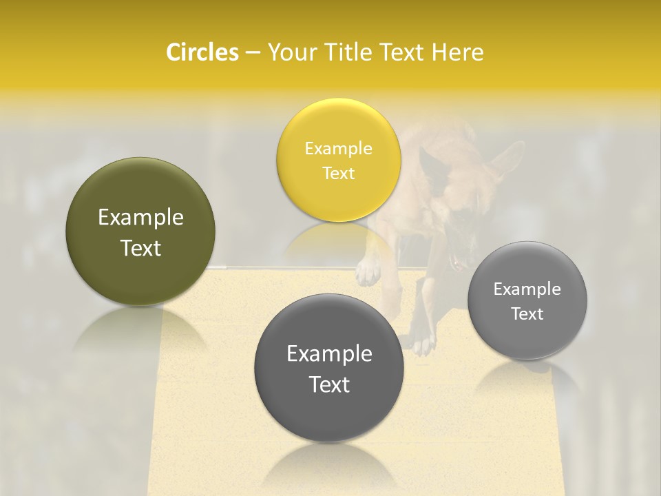 Looking At View Balance Young PowerPoint Template