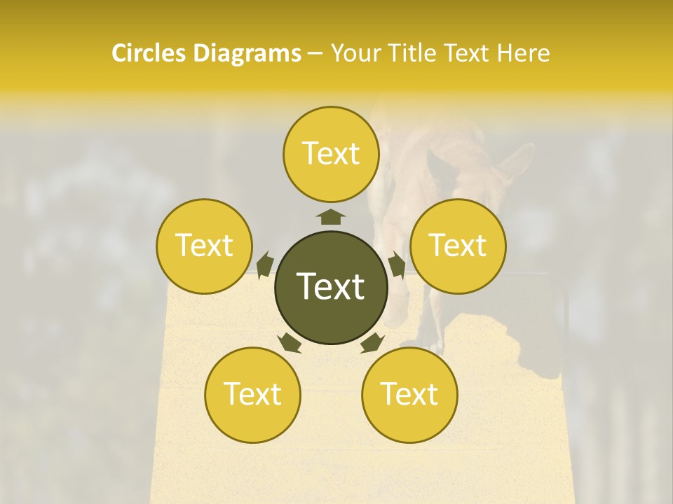Looking At View Balance Young PowerPoint Template