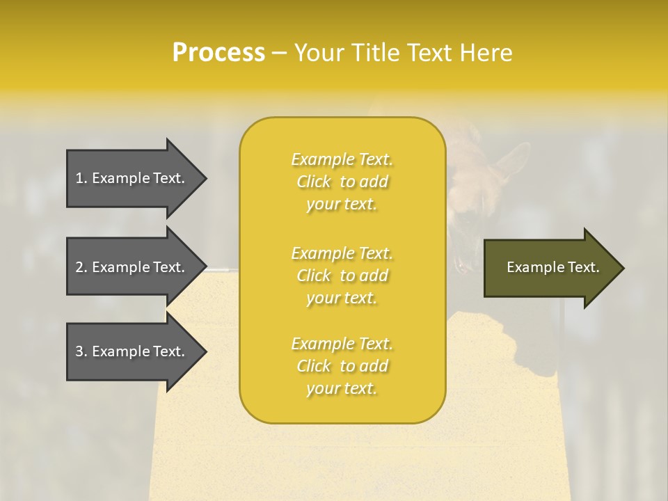 Looking At View Balance Young PowerPoint Template