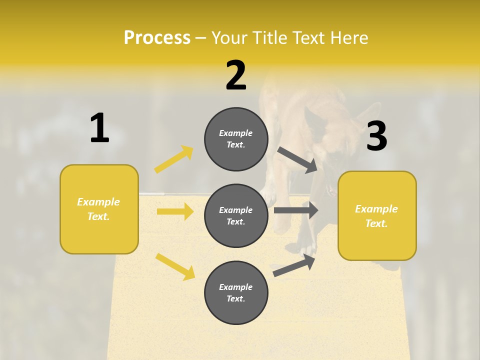 Looking At View Balance Young PowerPoint Template