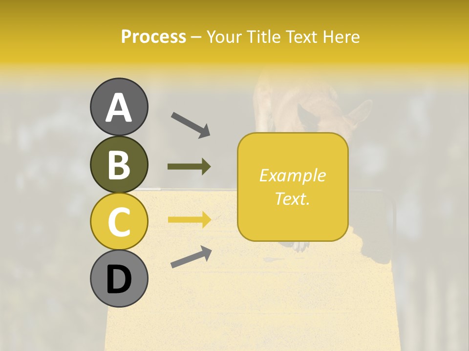 Looking At View Balance Young PowerPoint Template