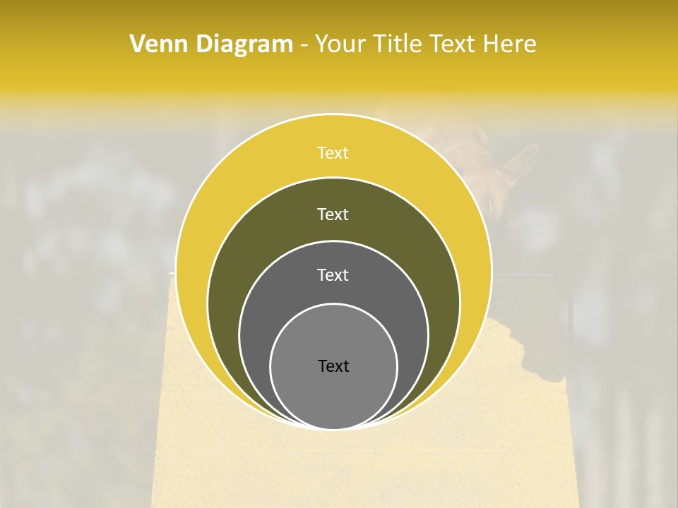 Looking At View Balance Young PowerPoint Template