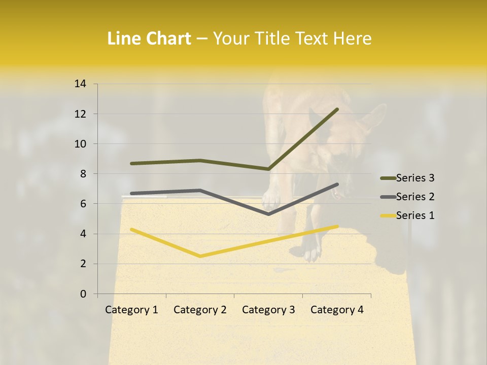 Looking At View Balance Young PowerPoint Template