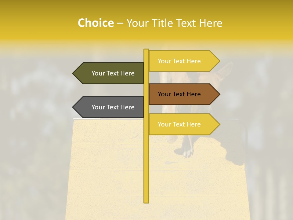 Looking At View Balance Young PowerPoint Template