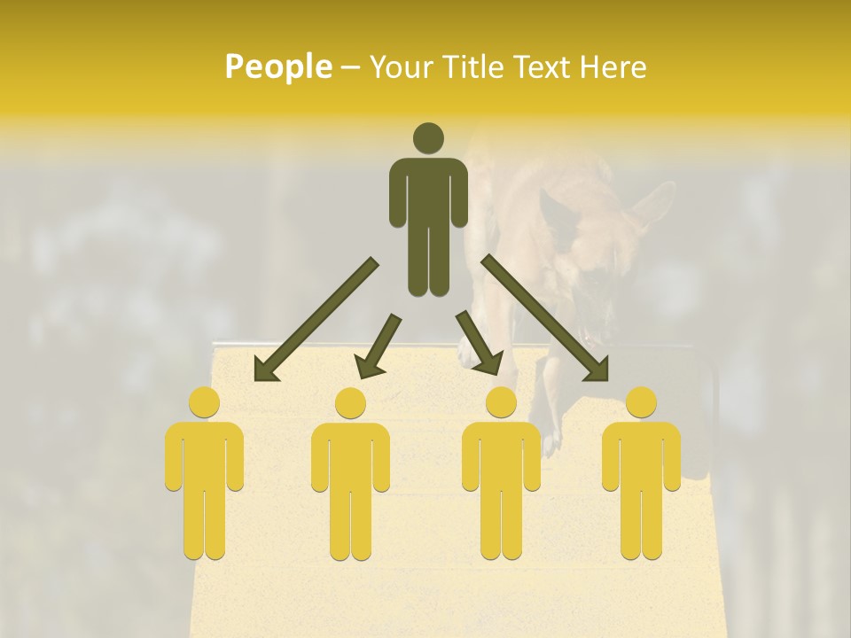 Looking At View Balance Young PowerPoint Template