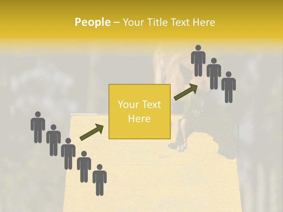 Looking At View Balance Young PowerPoint Template