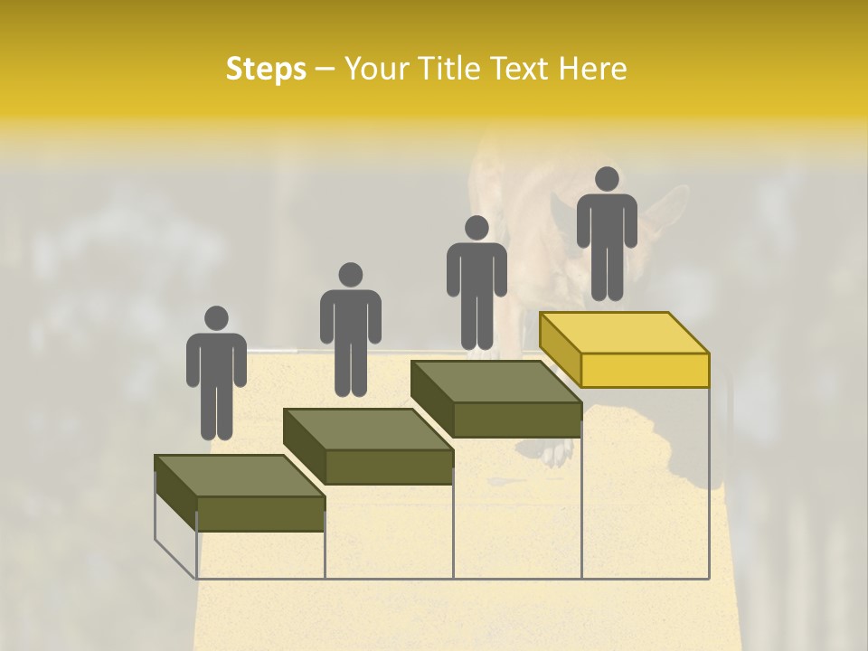 Looking At View Balance Young PowerPoint Template