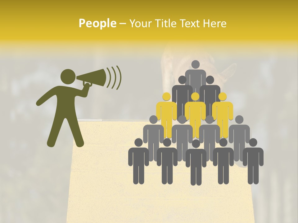 Looking At View Balance Young PowerPoint Template