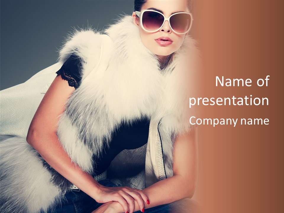 Closeup Refinement Decorations PowerPoint Template