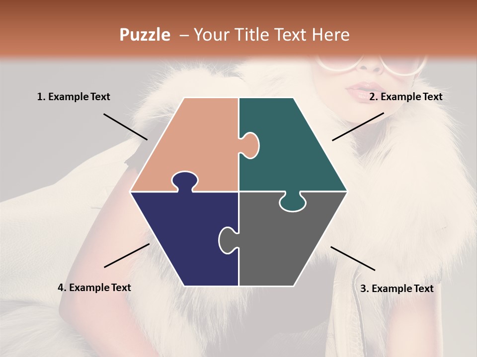 Closeup Refinement Decorations PowerPoint Template