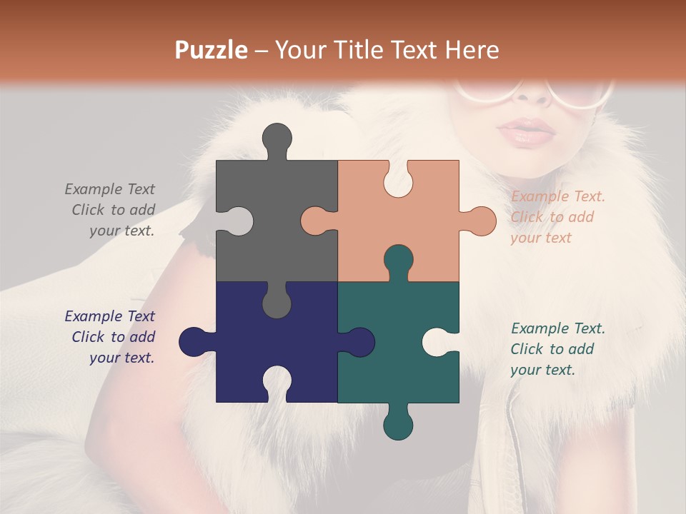 Closeup Refinement Decorations PowerPoint Template