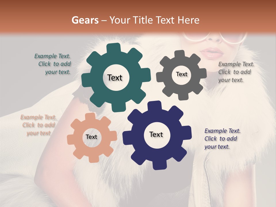 Closeup Refinement Decorations PowerPoint Template