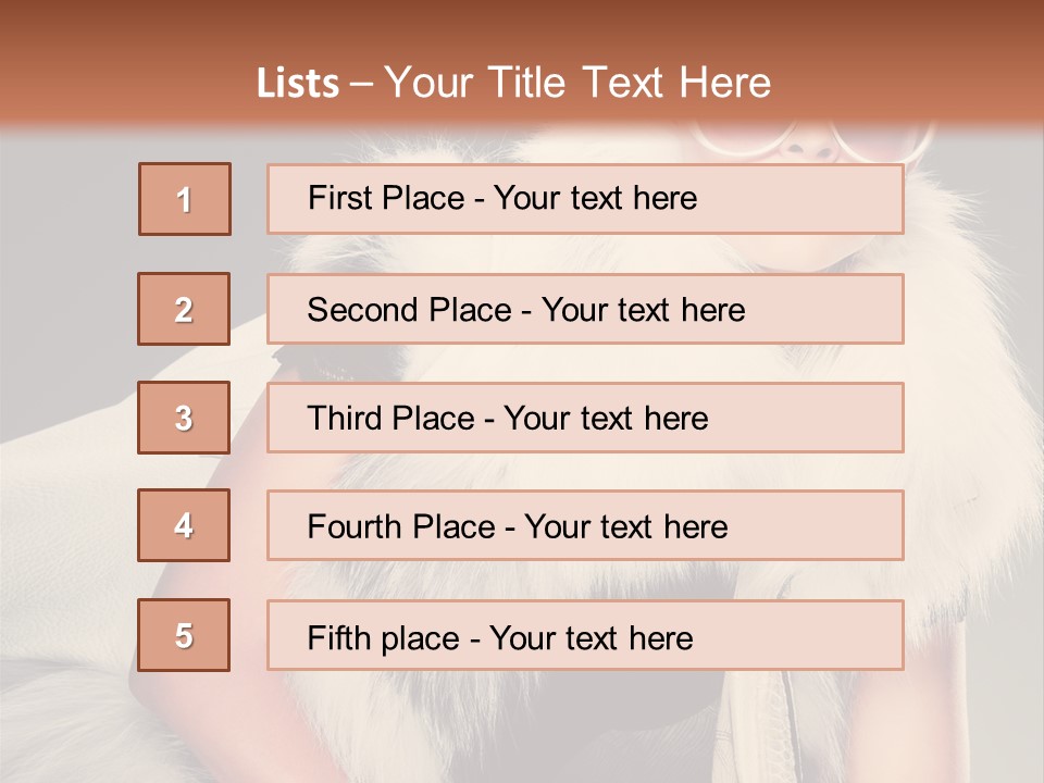 Closeup Refinement Decorations PowerPoint Template
