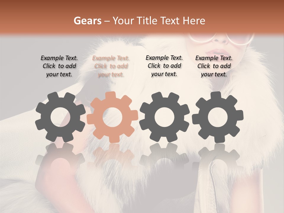 Closeup Refinement Decorations PowerPoint Template