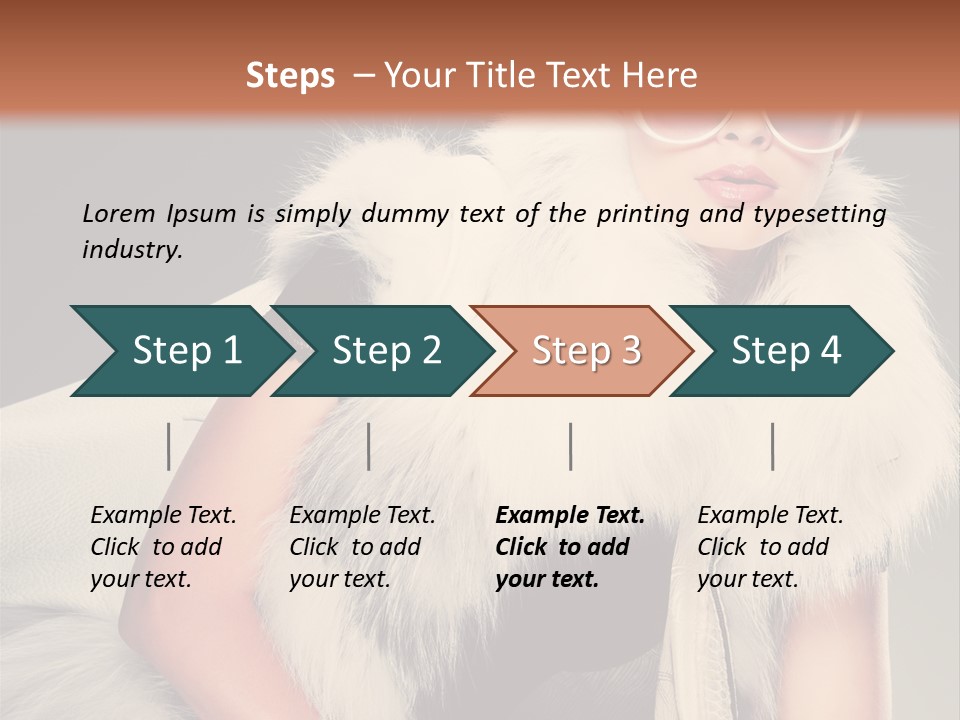 Closeup Refinement Decorations PowerPoint Template