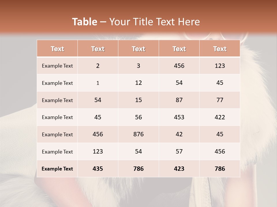 Closeup Refinement Decorations PowerPoint Template