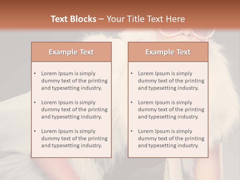 Closeup Refinement Decorations PowerPoint Template