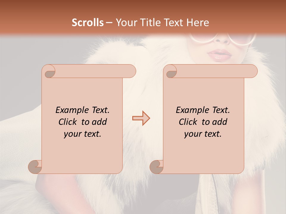 Closeup Refinement Decorations PowerPoint Template