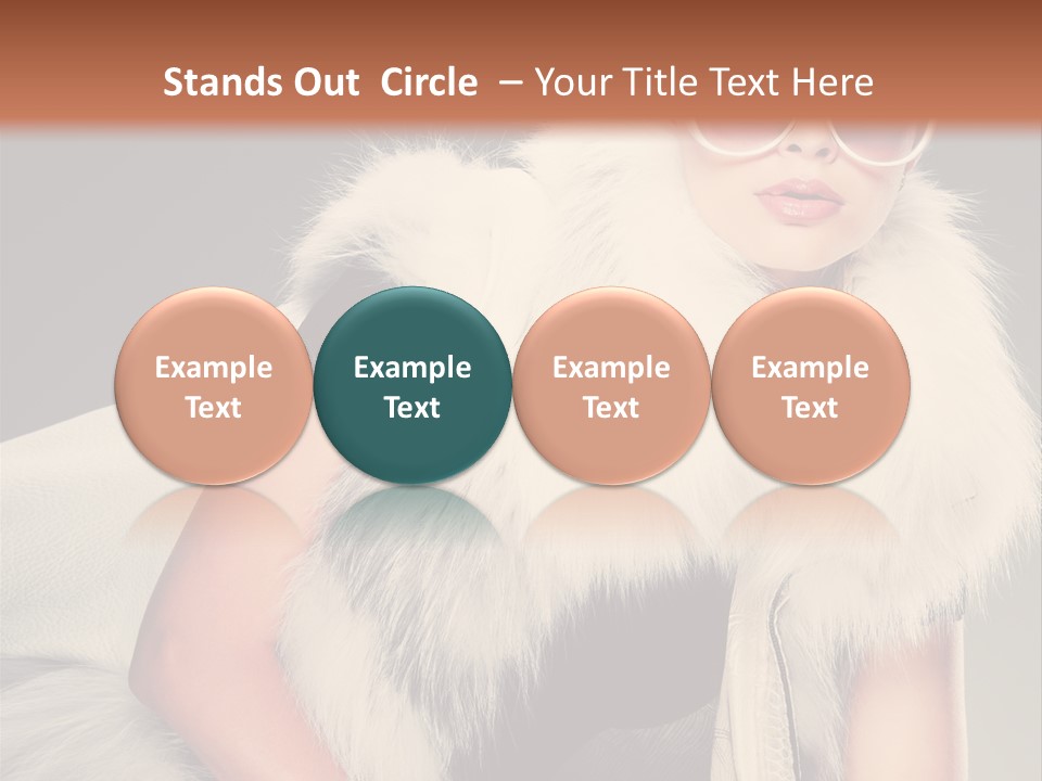 Closeup Refinement Decorations PowerPoint Template