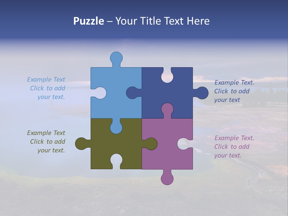 Sunlight Thermal Beauty PowerPoint Template