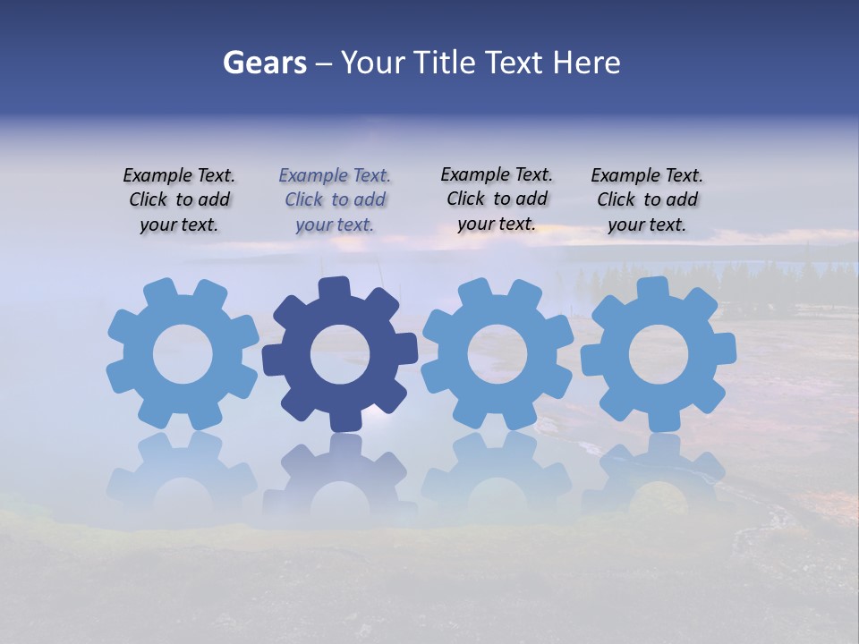 Sunlight Thermal Beauty PowerPoint Template