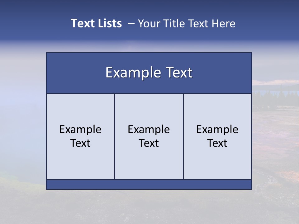 Sunlight Thermal Beauty PowerPoint Template