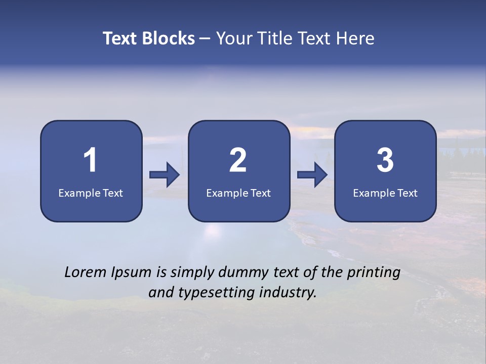 Sunlight Thermal Beauty PowerPoint Template