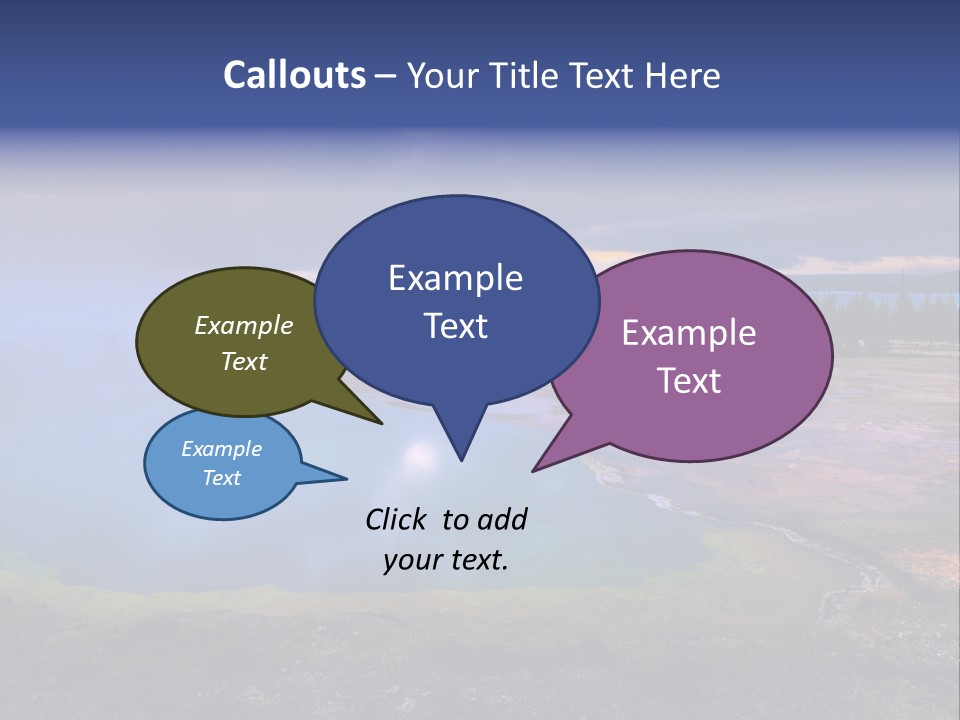 Sunlight Thermal Beauty PowerPoint Template