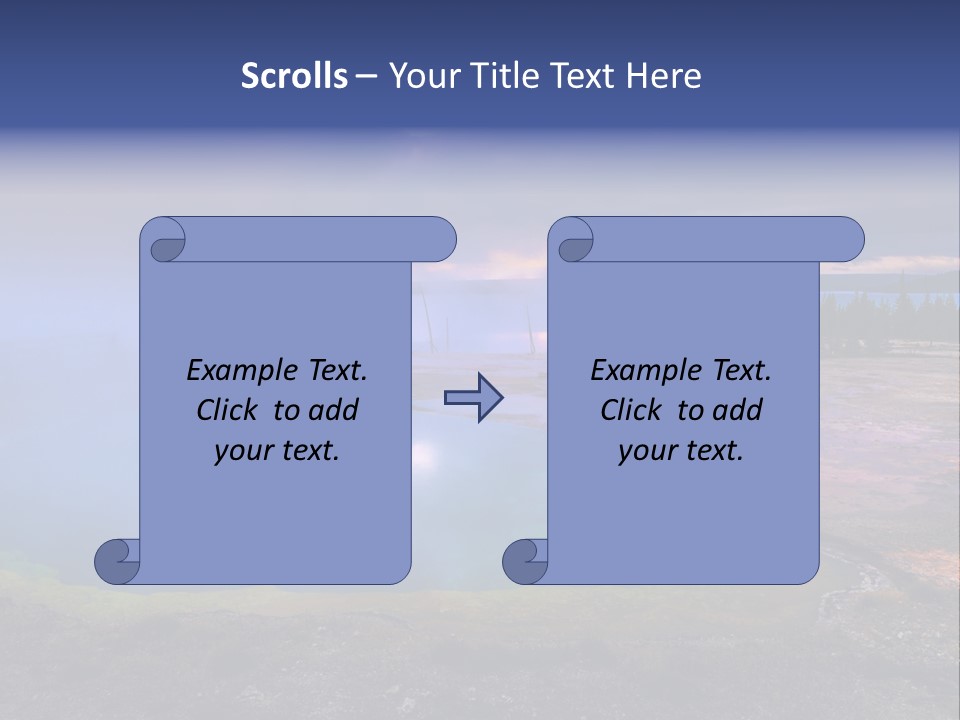 Sunlight Thermal Beauty PowerPoint Template