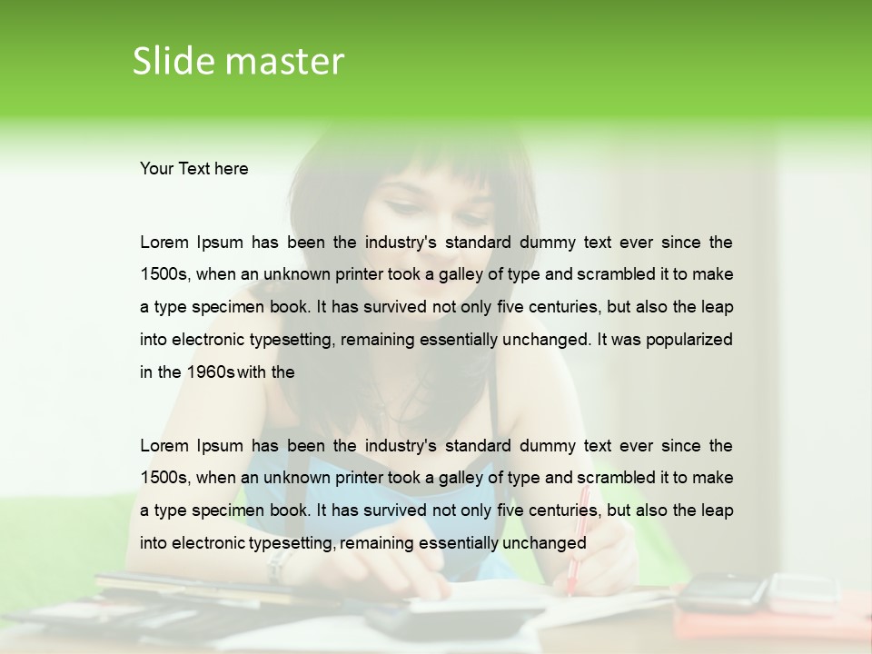 Meditate Interior Thoughtful PowerPoint Template