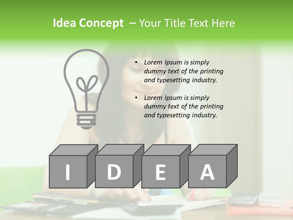 Meditate Interior Thoughtful PowerPoint Template